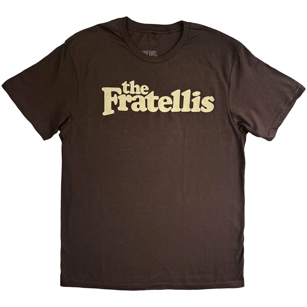 The Fratellis - Classic Logo Heren Tshirt - Bruin